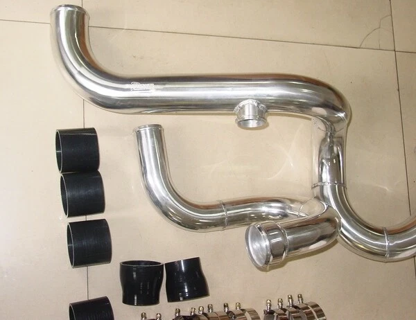 KIT DE TUBOS INTERCOOLER FMIC 92-2000 CIVIC EG EK INTEGRA Si SWAP B18 B16 D16 2 piezas Foto 2 de 4