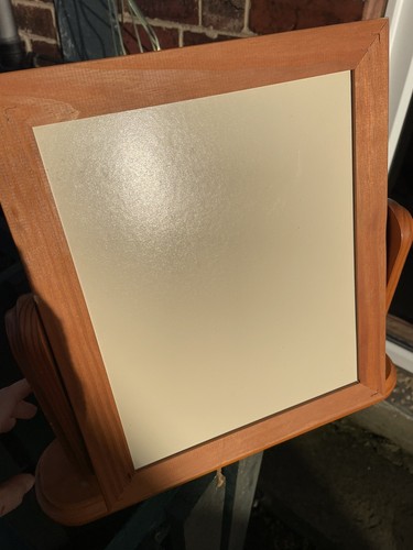 Table top pine dressing vanity mirror - Picture 2 of 3