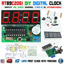 C51 4 Bits LED Digital Electronic Clock AT89C...