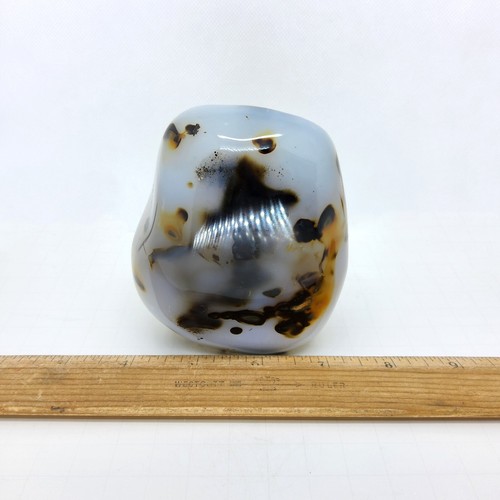 Dendritic Agate, 1.75 lbs, polished, freeform, gemstone, specimen, #R-5231 - Picture 10 of 12
