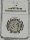 1913 Barber Half Dollar : NGC VG08
