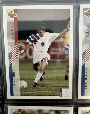 Mia Hamm RC - Plus Teammates - World Cup 1994 Upper Deck
