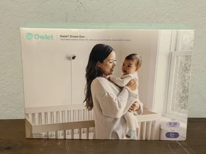 Owlet Dream Duo Sock Baby Monitor and HD Camera - Mint- New Sealed