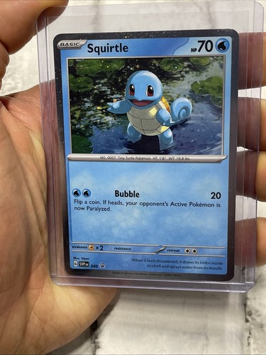 Pokemon Scarlet & Violet Black Star Promo - Squirtle SVP 048 Cosmos NM Pokémon
