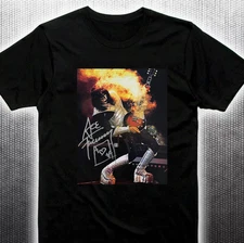 Trend Ace Frehley Signature Black T-shirt FULL size S-5XL Unisex HT375