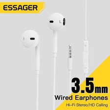 Essager 3.5mm Wired Headphones In Ear Headset Wired Earphones with Microphone St