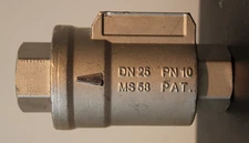 ASSURED AUTOMATION DN25 PN10 MS58 VALVE TYPE NC 8BAR VITON SEAL NPT THREADED