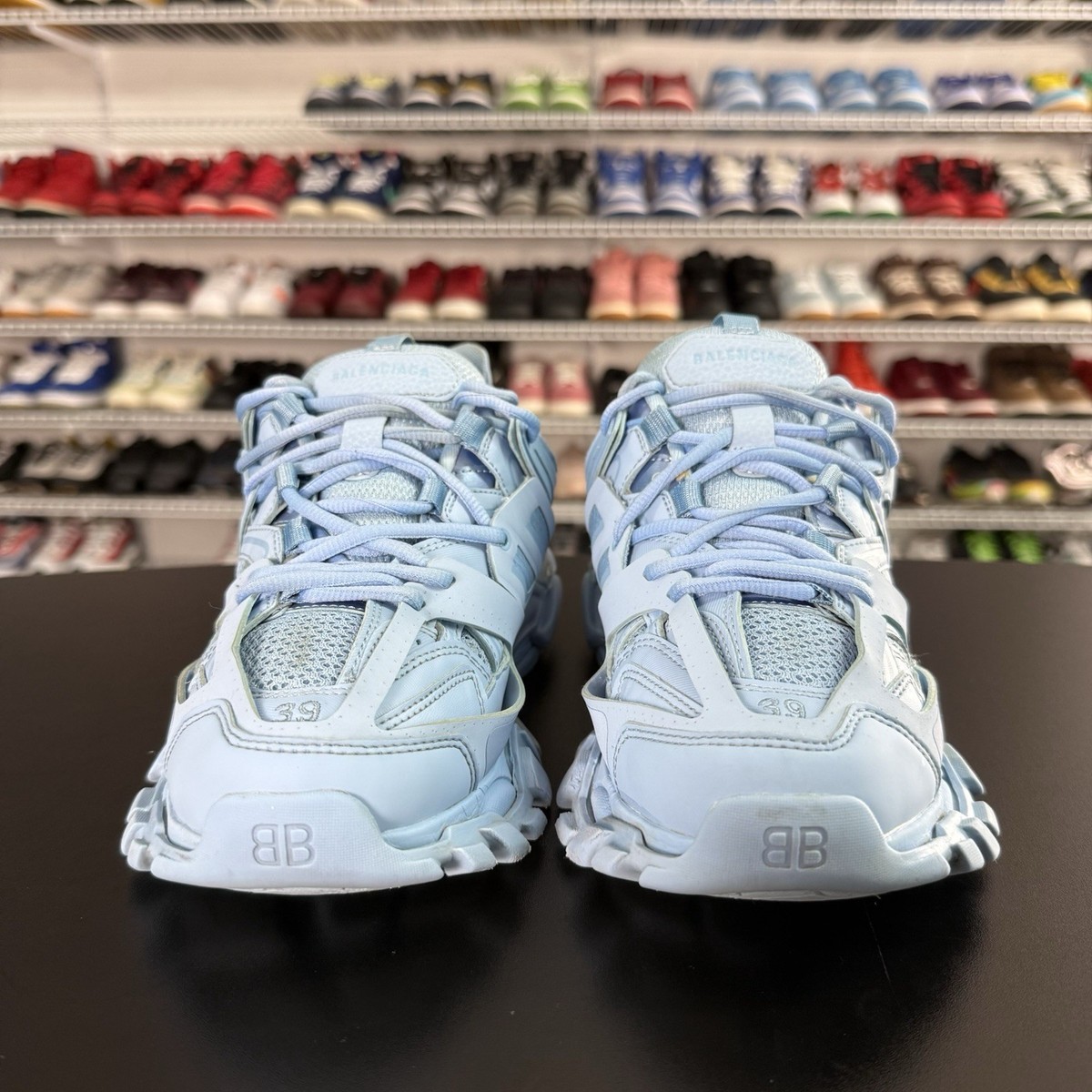 Balenciaga Track 'Light Blue' Women's US Size 9 Missing Insoles | eBay