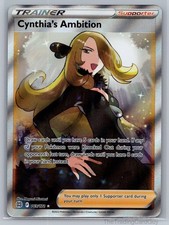 Cynthia's Ambition (Full Art) Ultra Rare SWSH09: Brilliant Stars Holo 169/172 NM on eBay