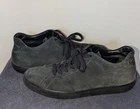 Tods Suede Sneakers Mens Size Uk 9.5 US 10.5 Lace Up Black Low Top Made In Italy