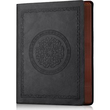 Leather Vintage Journal Notebook,300 Pages,Leather Softcover Lined Journal