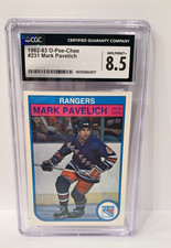 1982-83 O-Pee-Chee - Mark Pavelich #231 (RC) CGC 8.5 New York Rangers Rookie