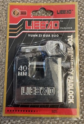 Liebao 40MM Top Security Padlock & Keys New