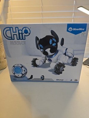 WowWee RARE Chip Robot Toy Dog Origi NIB NEW Toy Complete Bluetooth 8+ OpenBox
