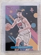 2026 Topps Finest Alperen Senguin Oil Spill #92 10/15 RARE Houston Rockets 🏀⭐ 