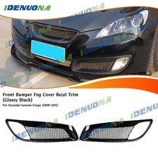 Lhrh Front Fog Light Lamp Grille Cover For Hyundai Genesis Coupe 2008-2012 Lhrh Front Fog Light Lamp Grille Cover For Hyundai Genesis Coupe 2008-2012