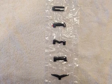 18-24 Toyota Camry Matte Blackout Emblem Overlay Kit Camry Letters On Trunk Lid