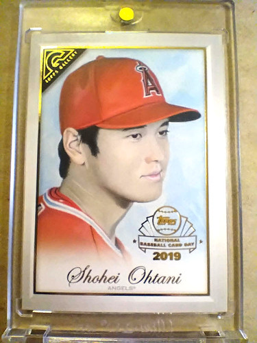 2019 Shohei Ohtani Topps Gallery National Baseball Card Day #GP-SO MINT 🔥⚾️🔥