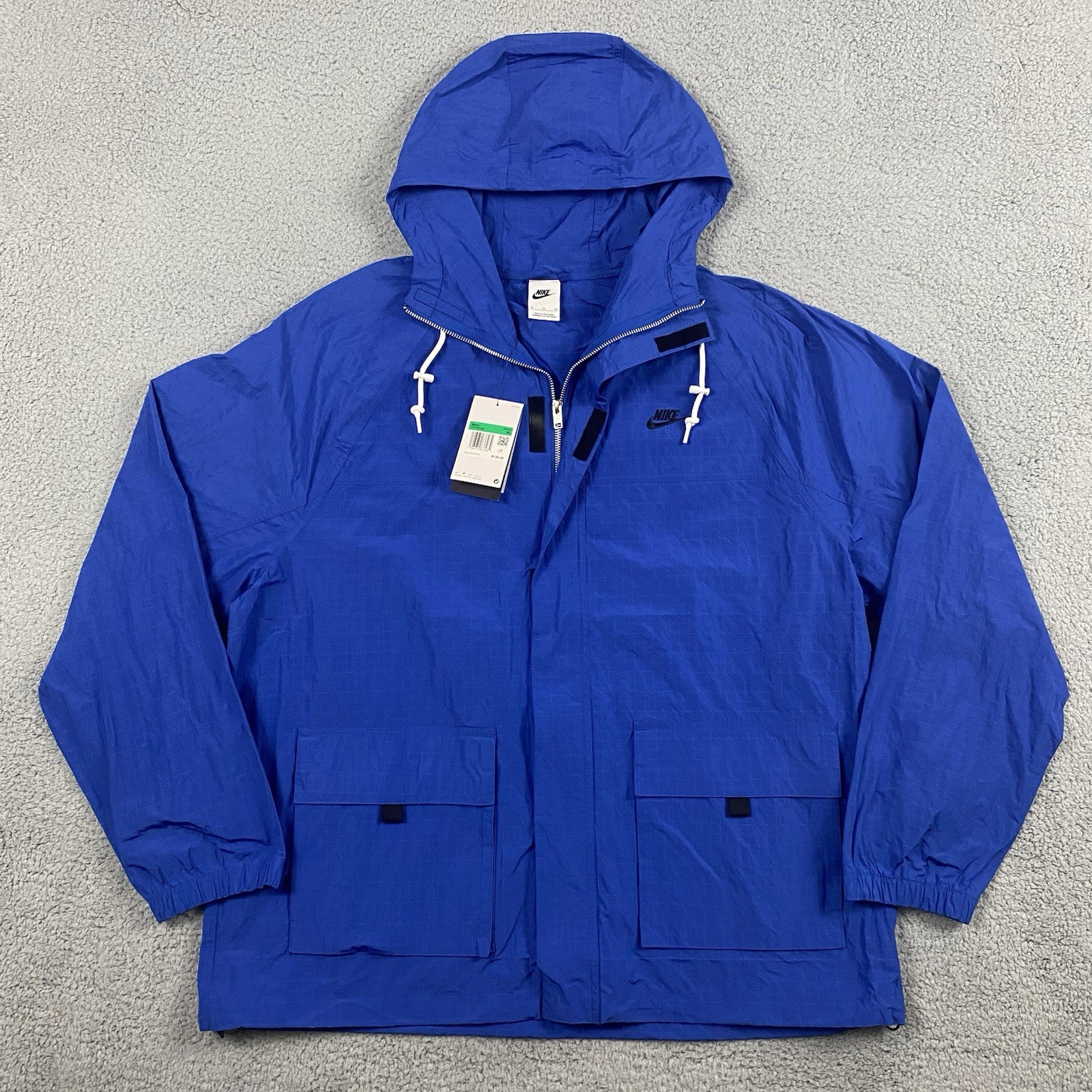 SACAI X NIKE Giacca a vento Nike uomo XL blu x Nike Club Bandon ripstop FN3108 480