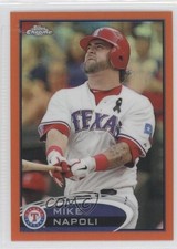 2012 Topps Chrome Retail Orange Refractor Mike Napoli #56 0a1