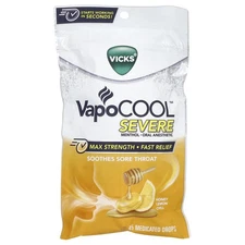 VapoCool™ Severe, Max Strength, Honey Lemon Chill, 45 Medicated Drops