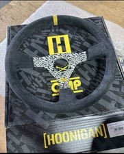 Hoonigan 350mm Omp Steering Wheel Rare Hoonigan 350mm Omp Steering Wheel Rare