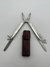 Vintage Gerber M.P.T. 5 Military Provisional Tool Stainless Multitool w/ Sheath