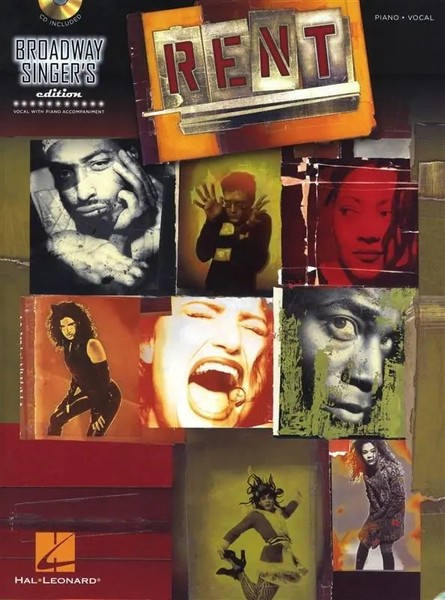 Jonathan Larson | Rent - Broadway Singer's Edition Vocal Piano Songbook With...-image