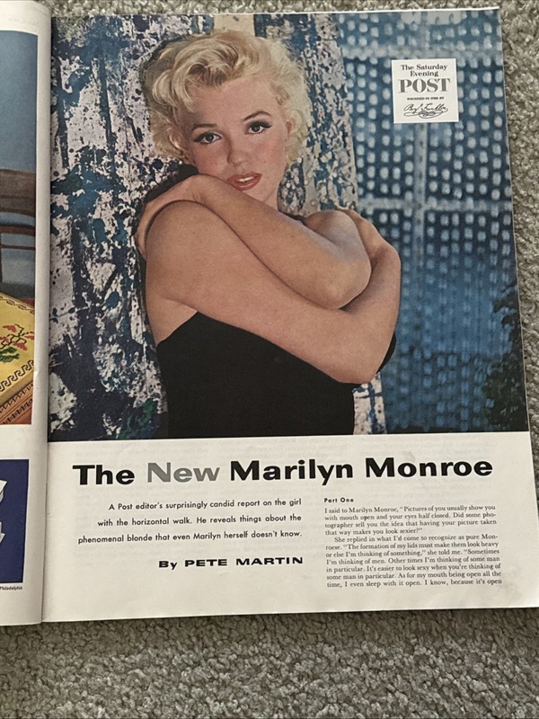 Marilyn Monroe Collectible.  Saturday Evening Post.  May 5, 1956. Make Offer