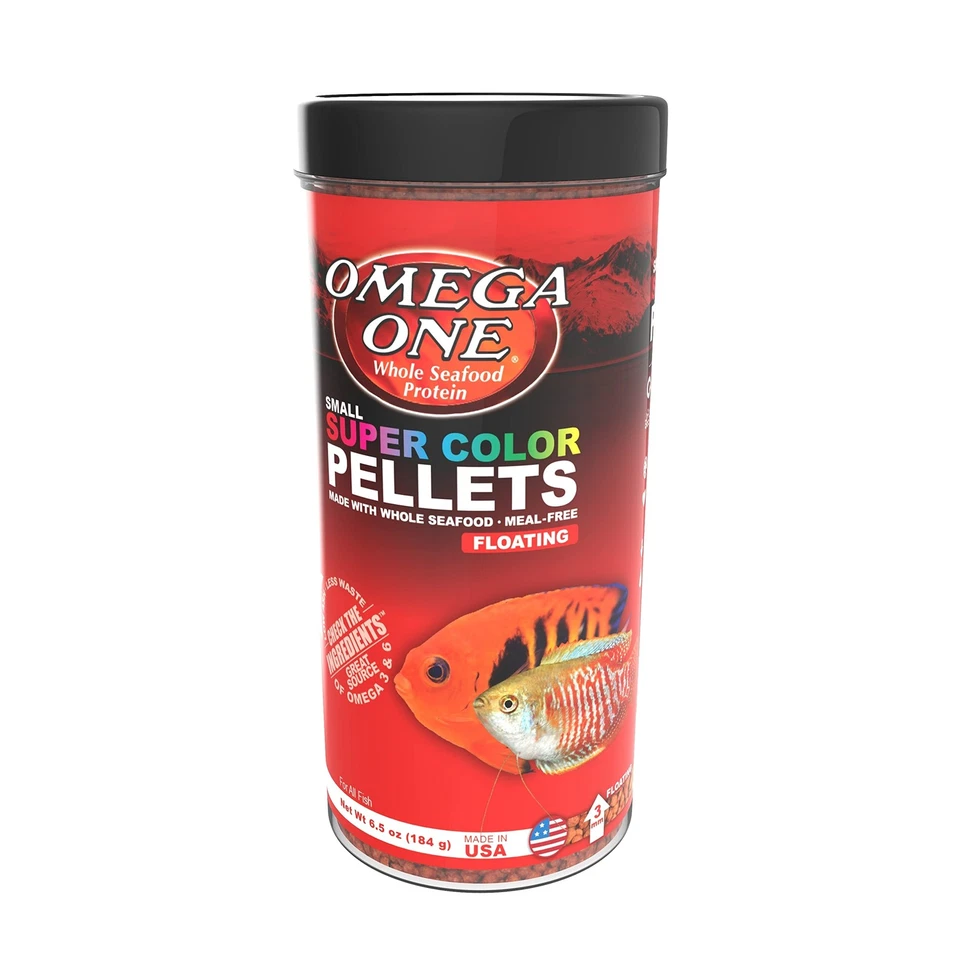Super Color Floating Fish Pellets 3mm, 6.5 oz - Enhance Aquarium Fish Color - Image 2 of 4