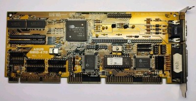 Asus GMIO470 VL-BUS VLB Multi-I/O IDE Controller Grafikkarte (GD5429) Vesa Local