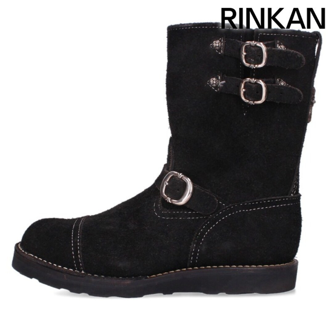 Chrome Hearts Boss Double Gun Slinger Strap Suede Leather Engineer BOOTS Used ac