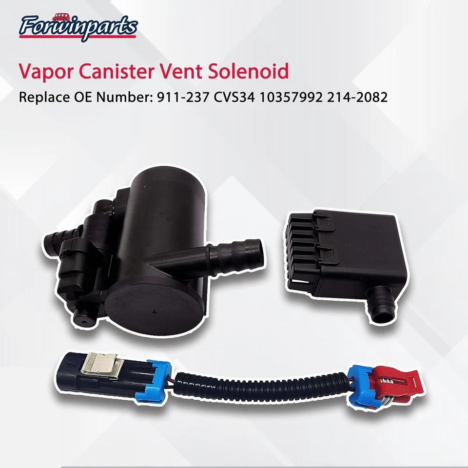 Vapor Canister Vent Valve Solenoid for 2004-2010 Chevrolet Silverado 1500 GM Foto 4 de 4