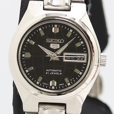 Good condition Working SEIKO 5 4207 00W0 AT/Automatic 21 Jewels Day Date Black D