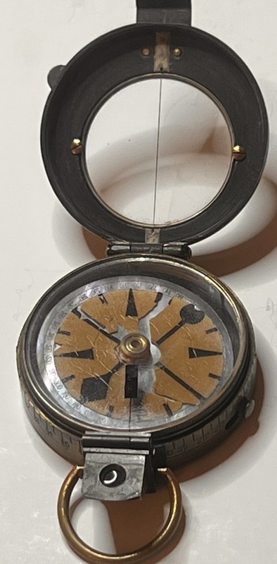 (Lot 50)- Antique 1899 JH Steward London #151, Early Compass