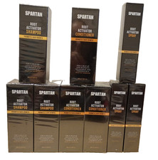 SPARTAN Root Activator Shampoo Conditioner Spray Hair Growth Large Lot of 9