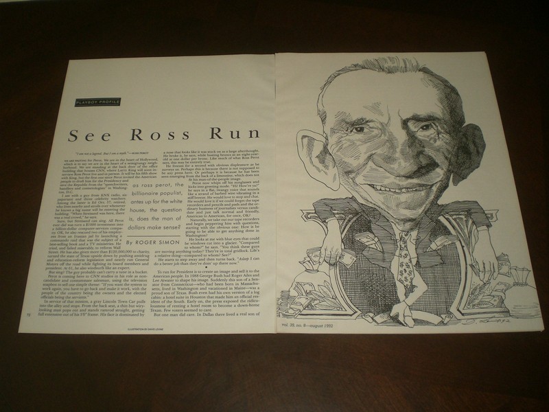 Ross Perot - See Ross Run (Playboy Profile August 1992)