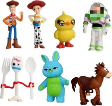 Action Figures Toys Set, 1.5-2.3 inches Tall with Woody, Buzz... 