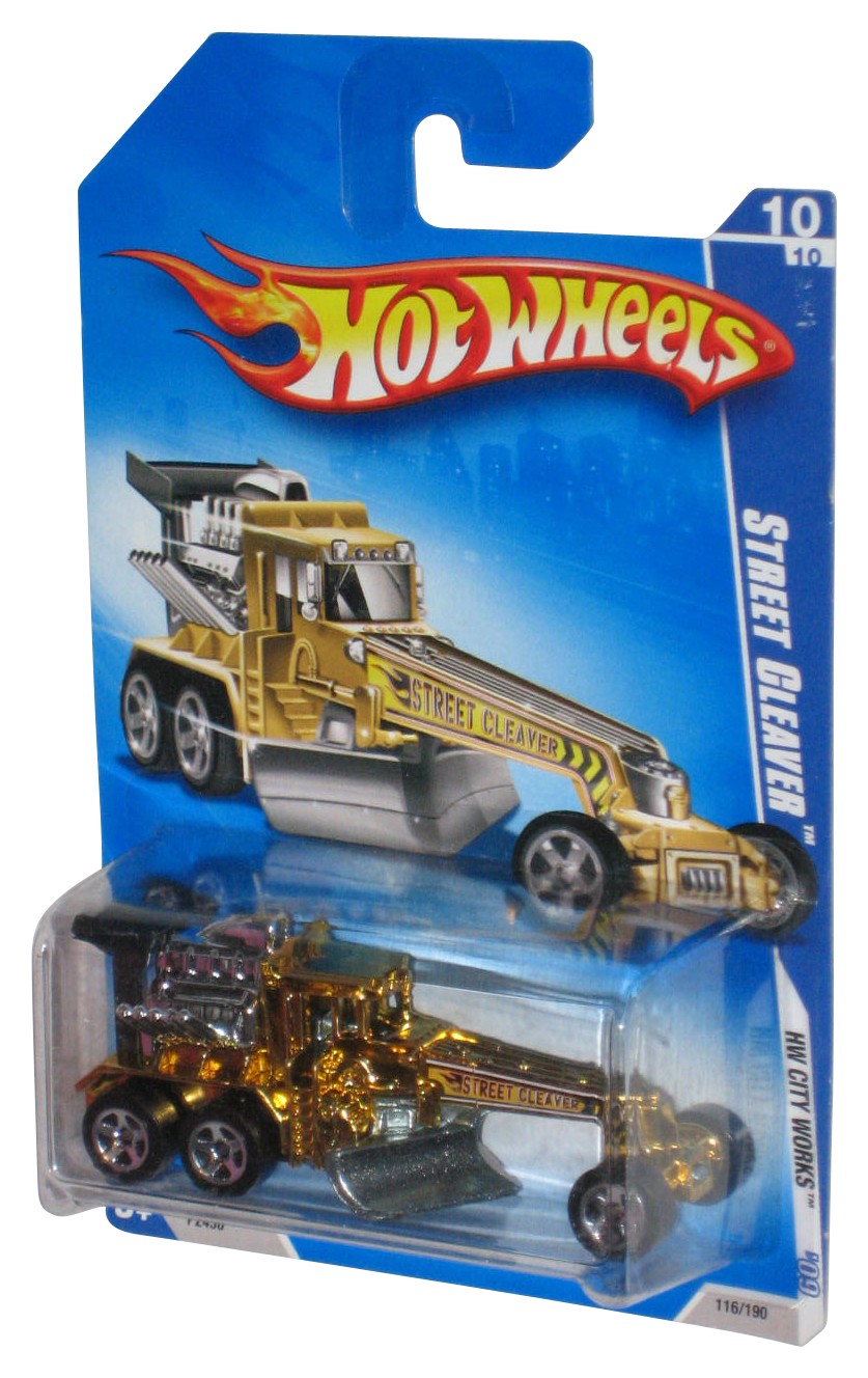 Hot Wheels HW City Works 10/10 '09 Gold Street Cleaver Toy 116/190