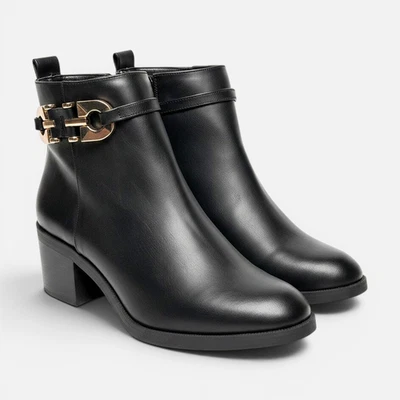 River Island Bottes Femme Bottes Bottes Synthétiques Noir 39 EUR - Photo 1/4