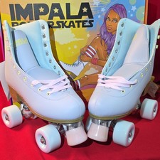 Impala Quad Women's Roller Skates Pastel Blue Light Blue Stylish Comfortable