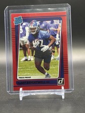 GARY BRIGHTWELL GIANTS RC  2021 DONRUSS RATED ROOKIE #313 - RED PRESS PROOF 