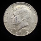 40% Silver 1968 Kennedy Half Dollar - 08-39