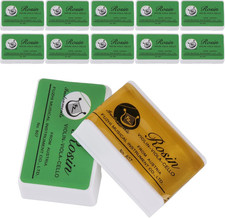 Violin Rosin 10 Pack Low Dust Natural Rosin for Violin, Viola, Cello Bows