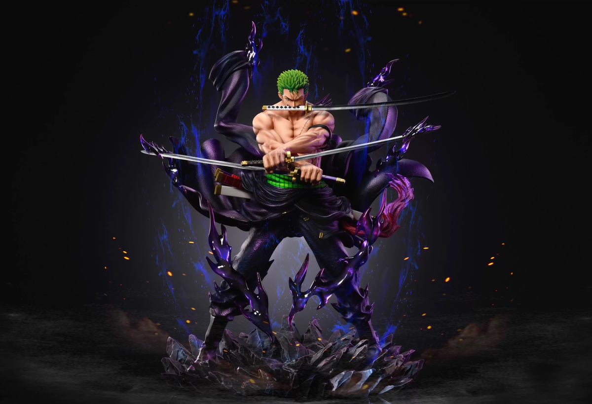 TH Studio One Piece Roronoa Zoro Resin Statue 1/6 H28CM Purple