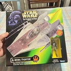 Star Wars Power of the Force A-Wing Fighter with Exclusive A-Wing Pilot Kenner