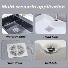 Anti-Blocking Drain Filter Disposable Hair Catcher Mesh for Shower/Sink Sticker