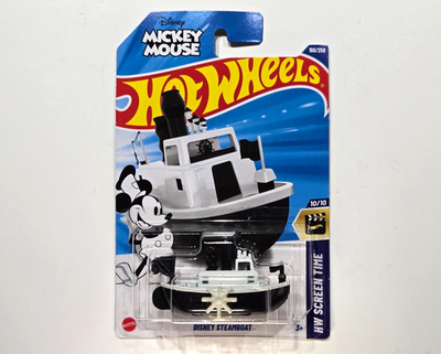 2025 Hot Wheels Mickey Mouse Disney Steamboat HW Screen Time 166