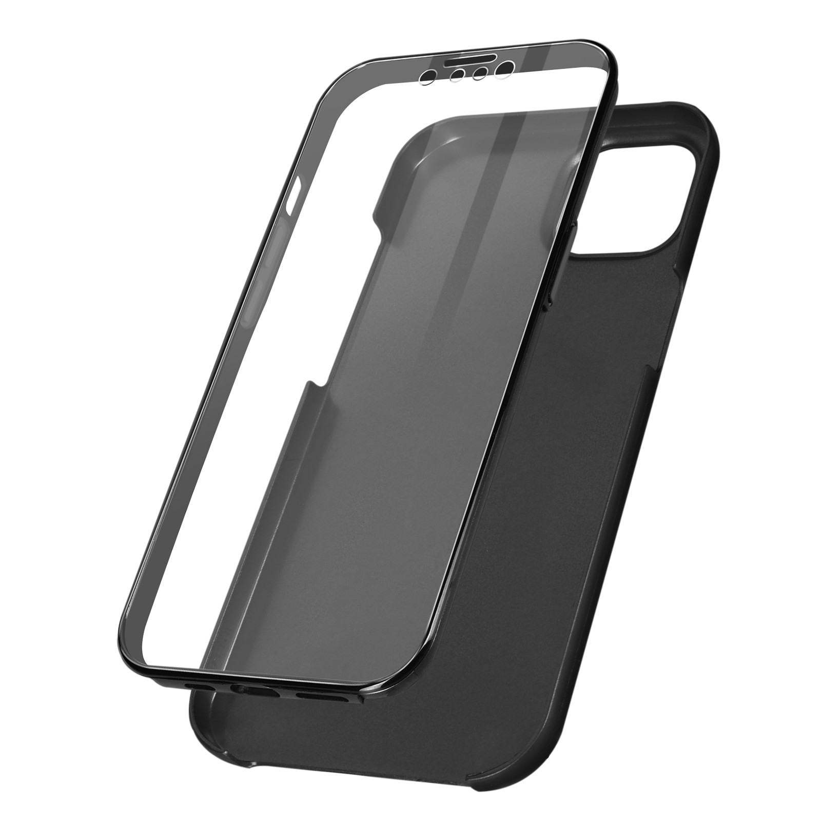 Coque iPhone 13 Mini double face de protection intégrale transparente