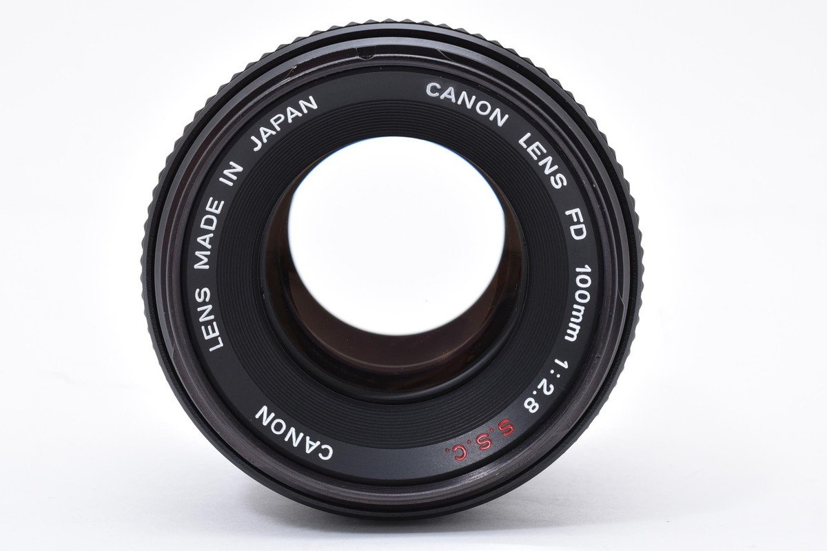 MINT] Canon FD 100mm f2.8 s.s.c. Portrait Prime MF Lens From JAPAN